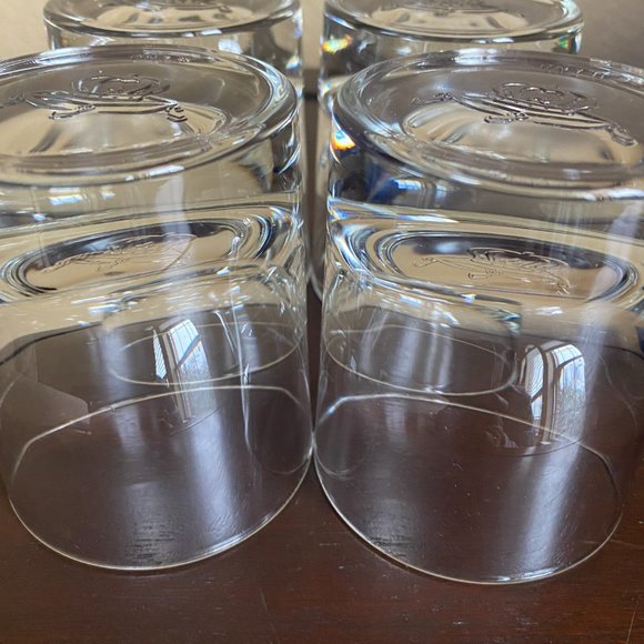 Crown Royal Whiskey Rocks Low Ball Cocktail Drinkware Barware Set Of 4 - Picture 4 of 9